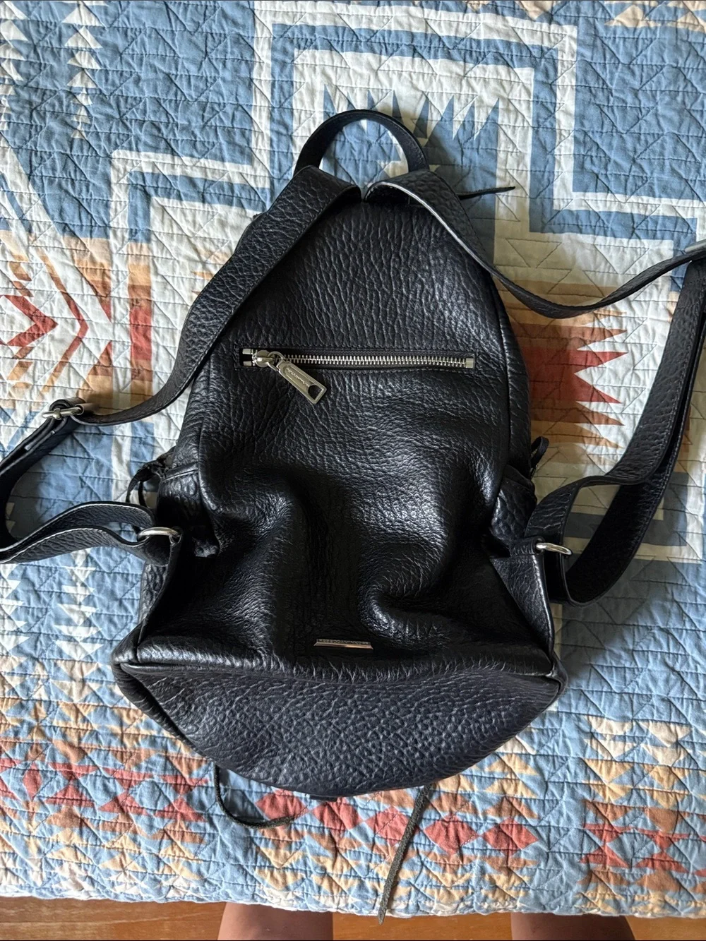 Rebecca Minkoff Black Leather Julian’s backpack